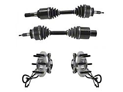 Front CV Axle Shafts and Hub Assembly Set (11-14 4WD F-150)