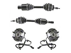 Front CV Axle Shafts and Hub Assembly Set (09-10 4WD F-150)