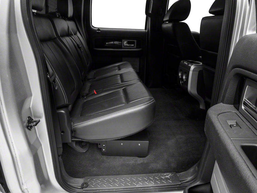 RedRock Rear Under Seat Lock Box; Small (0914 F150 SuperCrew) RedRock