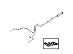 Ford Performance by Borla Extreme Dual Exhaust System with Chrome Tips; Rear Exit (15-20 5.0L F-150)