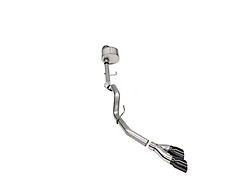 Corsa Performance Xtreme Single Exhaust System with Twin Black Tips; Side Exit (21-26 5.0L F-150, Excluding Tremor)