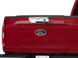 RedRock Tailgate Handle Cover; Chrome (21-26 F-150 w/ Power Fold-Down Tailgate)