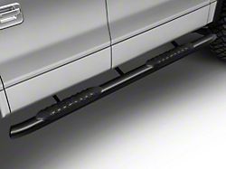Rough Country Oval Nerf Side Step Bars; Black (09-14 F-150 SuperCrew)