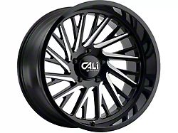 Cali Off-Road Purge Gloss Black Milled 6-Lug Wheel; 22x11; -25mm Offset (15-20 F-150)