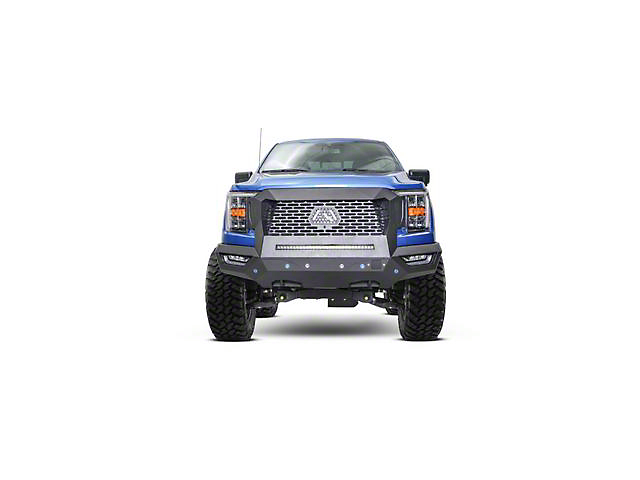 Fab Fours Front Grumper 2.0 with Full Guard; Matte Black (21-22 F-150, Excluding Raptor)