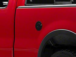 RedRock Fuel Door Cover; Matte Black (04-08 F-150 Styleside)