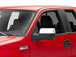RedRock Top Half Mirror Covers; Chrome (04-08 F-150)