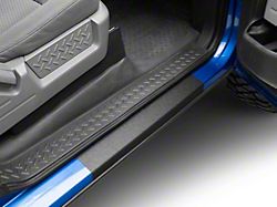 Front Door Sill Protection; Black (09-14 F-150)