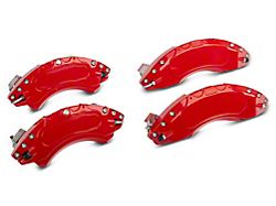 Proven Ground Red Caliper Covers; Front and Rear (15-20 F-150 w/ Electric Parking Brake)