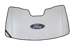 Covercraft UVS100 Custom Sunscreen with Black Ford Oval Logo; White (2020 F-150)