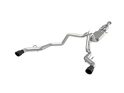 Kooks Dual Exhaust System with Black Tips; Rear Exit (21-22 5.0L F-150)