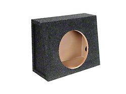 10-Inch Single Truck Sealed Subwoofer Enclosure (Universal; Some Adaptation May Be Required)