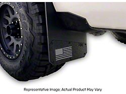 Rek Gen 10-Inch Merica Mud Flaps with Rekmesh; Front or Rear; White (Universal; Some Adaptation May Be Required)