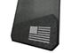 Rek Gen Merica Mud Flaps; Front or Rear; Gray (Universal; Some Adaptation May Be Required)