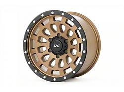 Rough Country 87 Series Simulated Beadlock Bronze 6-Lug Wheel; 17x8.5; 0mm Offset (09-14 F-150)