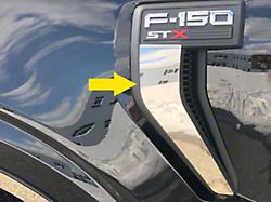 Porthole Accent Trim; Stainless Steel (21-22 F-150, Excluding Raptor)
