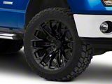 Fuel Wheels Flame Blackout 6-Lug Wheel; 22x10; -18mm Offset (09-14 F-150)