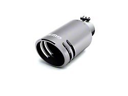 GEM Tubes 3.50-Inch Silencer Cut Exhaust Tip; Chrome (Fits 3.50-Inch Tailpipe)