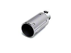 GEM Tubes 3-Inch Barrel Cut Exhaust Tip; Chrome (Fits 3-Inch Tailpipe)