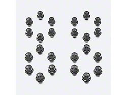 Ford Performance Black Lug Nut Kit; 14mm x 1.50; Set of 24 (15-26 F-150)