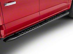 Rough Country RPT2 Running Boards; Matte Black (15-23 F-150 SuperCrew)