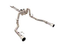 XForce Varex Dual Exhaust System with Polished Tips; Rear Exit (17-20 F-150 Raptor)