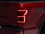 Morimoto XB LED Tail Lights; Black Housing; Red Lens (15-20 F-150 w/o Factory LED Non-BLIS Tail Lights)
