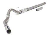 C&L 4-Inch Single Exhaust System with Polished Tip; Side Exit (15-20 3.5L EcoBoost F-150, Excluding Raptor & 19-20 Limited)