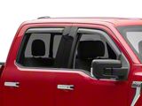 EGR In-Channel Window Visors; Front and Rear; Matte Black (15-26 F-150 SuperCrew)