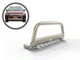 Wide Bull Bar with Skid Plate; Stainless Steel (21-26 F-150, Excluding Raptor)