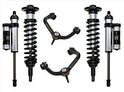 ICON Vehicle Dynamics 0 to 2.63-Inch Suspension Lift System with Tubular Upper Control Arms; Stage 3 (04-08 4WD F-150)
