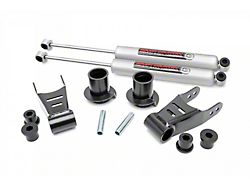 Rough Country Lowering Kit with Premium N3 Shocks; 2-Inch Front / 2-Inch Rear (09-14 2WD F-150)