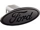 Ford 2-Inch Receiver Hitch Cover; Blacked Out (Universal; Some Adaptation May Be Required)