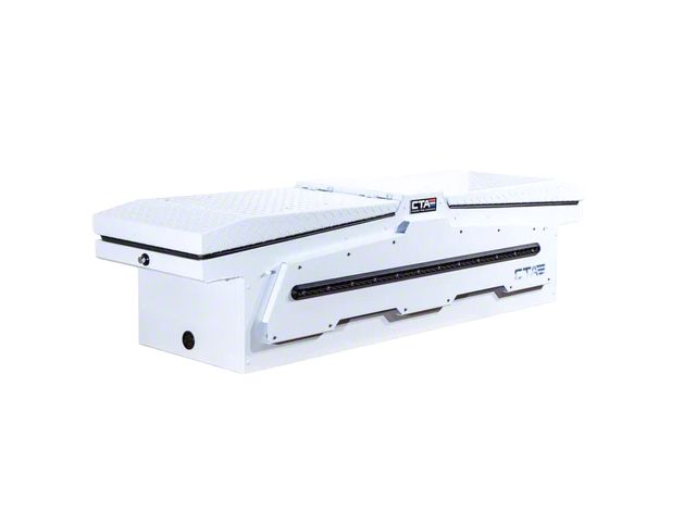 Chandler Truck Accessories APEX Gullwing Truck Tool Box; White (Universal; Some Adaptation May Be Required)