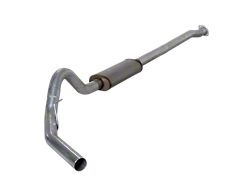 3.50-Inch Stainless Steel Single Exhaust System; Side Exit (11-14 3.5L EcoBoost F-150)