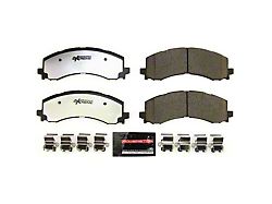 PowerStop Z36 Extreme Truck and Tow Carbon-Fiber Ceramic Brake Pads; Front Pair (21-26 F-150)