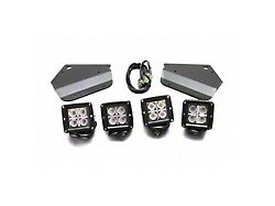 4-Inch CREE Square Cube LED Lights with Fog Light Mounting Brackets (15-17 F-150, Excluding Raptor)
