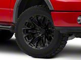 Fuel Wheels Flame Blackout 6-Lug Wheel; 20x9; 1mm Offset (04-08 F-150)