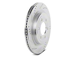 C&L Super Sport HD Cross-Drilled and Slotted 6-Lug Rotors; Rear Pair (21-26 F-150 w/ Factory Max Tow/Haul Package 350mm Rear Rotors)