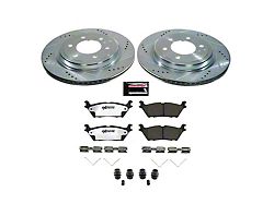 PowerStop Z36 Extreme Truck and Tow 6-Lug Brake Rotor and Pad Kit; Rear (21-26 F-150 w/ Factory Non-Max Tow/Haul Package 336mm Rear Rotors)