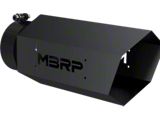 MBRP Angled Cut Hexagon Exhaust Tip; 6-Inch; Black (Fits 5-Inch Tailpipe)