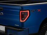 Full LED Tail Lights; Black Housing; Clear Lens (09-14 F-150 Styleside)