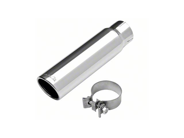 Dynomax Single Wall Exhaust Tip; 3-Inch; Polished (Fits 2.50-Inch Tailpipe)