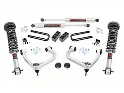 Rough Country Suspension 3-Inch Suspension Lift Kit with Front M1 Struts and Rear M1 Shocks (21-26 4WD F-150 SuperCab, SuperCrew w/o CCD System, Excluding PowerBoost & Raptor)