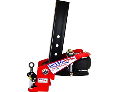 Shocker Hitch 40K Gooseneck Air Hitch and Coupler for 3-Inch Ball; 3-15/16-Inch Square Straight Pin (Universal; Some Adaptation May Be Required)