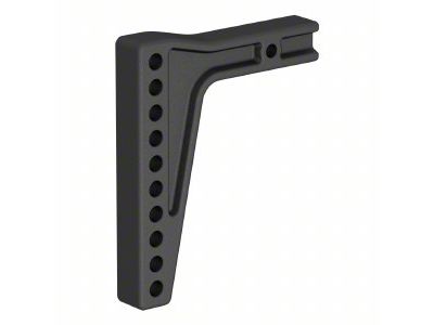 2-Inch Receiver Weight Distribution Hitch Shank; 7-3/8-Inch Drop (Universal; Some Adaptation May Be Required)