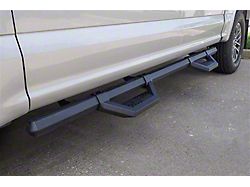 Hex Cast Series Side Step Bars without Mounting Brackets; Textured Black (05-23 Tacoma Access Cab)