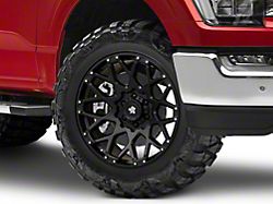 Mammoth Vex Satin Black Machined 6-Lug Wheel; 20x9; -6mm Offset (21-26 F-150)