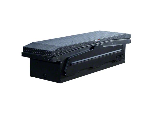 Chandler Truck Accessories APEX Single Lid Crossover Truck Tool Box; Black (Universal; Some Adaptation May Be Required)