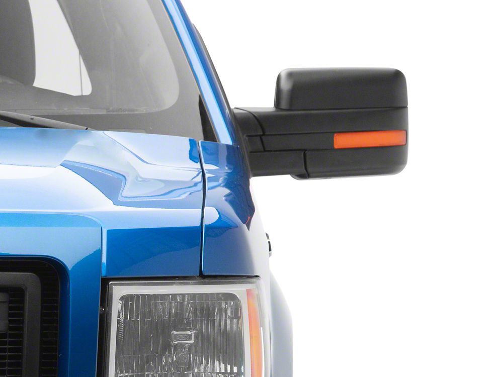 RedRock OE Style Powered Heated Mirror with Amber LED Turn Signal; Driver  Side (07-14 F-150) | RedRock